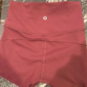 Lululemon high waisted spandex shorts